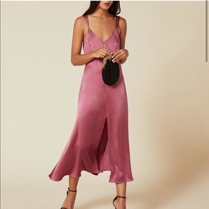 Reformation Mirabelle 100% Silk Dress